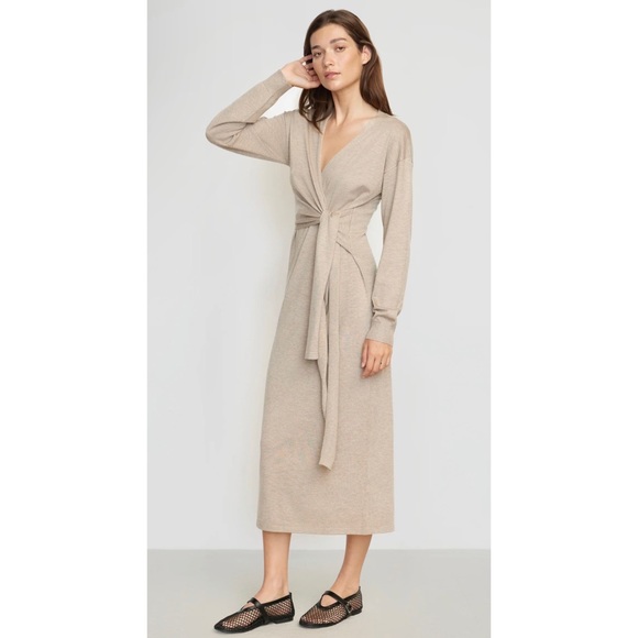 Modern Citizen Dresses Modern Citizen Lenese Front Wrap Dress